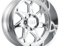 Cast Aluminum Wheels Sevenfold 9111 PO 20x10 Polished 6 On 135 Bolt Pattern -25 Offset Cali Offroad Wheels