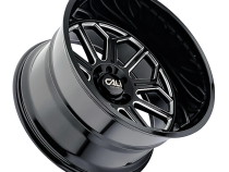 Cast Aluminum Wheels Auburn 9117 BM 20x9 Milled Gloss Black 5 On 127 Bolt Pattern -12 Offset Cali Offroad Wheels