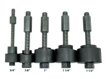 Master Uniball Set W/ .750 .875 1.0 1.250 and 1.500 Inch Tools Plus 1-.500 and .750 Inch Screw AGM Products