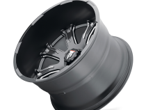 Bomb AT154 Satin Black Milled 22X14 5-127 -76MM 78.1MM Off Road Wheels American Truxx