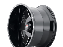 Armor AT155 Gloss Black Milled 18X9 5-127 -12MM 78.1MM Off Road Wheels American Truxx