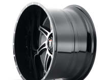 Vortex AT162 Gloss Black Machined 24X14 5-127 -76MM 78.1MM Off Road Wheels American Truxx