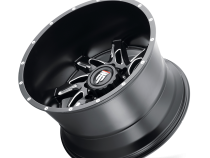 Spyder AT183 Satin Black Milled 20X10 5-127 -24MM 78.1MM Off Road Wheels American Truxx