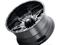 Lonestar AT185 Gloss Black Machined 22X12 5-127 -44MM 78.1MM Off Road Wheels American Truxx