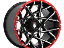 Gridlock AT1901 Gloss Black Machined 20X12 5-127 -44MM 78.1MM Off Road Wheels American Truxx