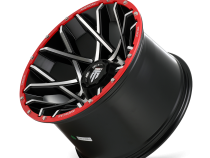 Gridlock AT1901 Gloss Black Machined 20X12 5-127 -44MM 78.1MM Off Road Wheels American Truxx