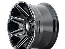 Boom AT1903 Gloss Black Milled 18X9 5-127/5-139 -12MM 78.1MM Off Road Wheels American Truxx