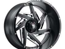 Spiral AT1906 Satin Black Milled 20X10 5-127 -24MM 78.1MM Off Road Wheels American Truxx
