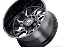 Destiny AT1913 Black / Milled 20X12 6-135/6-139.7 -44MM 106.1MM Off Road Wheels American Truxx