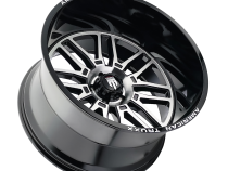 Restless AT1915 Black Machined 24X14 6-135 -76MM 87.1MM Off Road Wheels American Truxx