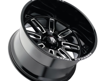 Restless AT1915 Black Milled 24X14 6-135 -76MM 87.1MM Off Road Wheels American Truxx