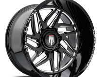 Goliath AT1917 Gloss Black Milled 20X10 5-127/5-139.7 -24MM 87.1MM Off Road Wheels American Truxx
