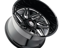 Goliath AT1917 Gloss Black Milled 20X10 5-127/5-139.7 -24MM 87.1MM Off Road Wheels American Truxx