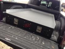 Optional Side Rails For Cargo Locker 01-Pres Ford F150 SuperCrew 01-Pres/Dodge Ram 1500 Crew Cab 5.7 Ft W/O Bedliner 09-Pres/Nissan Titan Crew Cab 5.8 Ft Cargo Ease