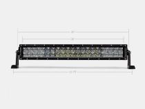 22 Inch Dual Row 5D Optic OSRAM LED Bar Combo Cali Raised LED