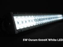 22 Inch Dual Row 5D Optic OSRAM LED Bar Combo Cali Raised LED