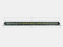 32 Inch Slim Single Row LED Bar Cali Raised LED