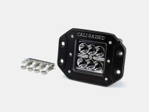 LED Light Pod 3x2 18w Flush Mount Aluminum Housing Cali Raised LED