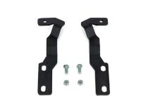 2016-Present Toyota Tacoma Low Profile Ditch Light Brackets Kit - (2) 3.5 inch Round Cannon Pod Ditch Lights Switch - Blue Backlight - Small Cali Raised LED