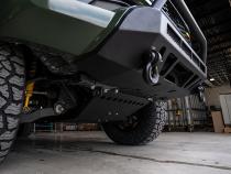 16-Up Tacoma Stealth Bumper 32 Inch LED Bar Combo Beam Bumper Light Bar-Blue-Tall 32 Inch Spot Beam with Relocation Mounts Bumper Light Bar Switch No Winch No D-Ring Cali Raised LED