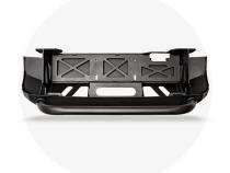 16-Up Tacoma Stealth Bumper 32 Inch LED Bar Combo Beam No Switch 32 Inch Spot Beam with Relocation Mounts Bumper Light Bar Switch No Winch No D-Ring Cali Raised LED