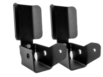 2005-2022 Toyota Tacoma Rear Shock Skid Plates - Steel Powercoat Black Cali Raised LED