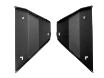 2005-2022 Toyota Tacoma Lower Control Arm Skid Plate - Steel Powercoat Black Cali Raised LED