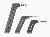 05-21 Tacoma Overland Bed Rack Long Bed Tall Height Rack Cali Raised LED
