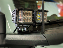 Ditch Light Mount Kit Fits 21-Present Ford Bronco Raptor - (2) 3X2 18W LED Pods Cali Raised LED