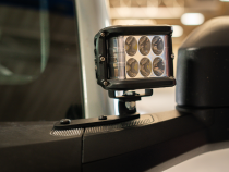 Ditch Light Mount Kit Fits 21-Present Ford Bronco Raptor - (2) 27W Side Projecting LED Pods Cali Raised LED