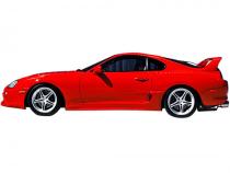 Supra Side Skirt Driver Side for 93-98 Toyota Supra Stillen