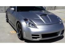 350Z Z33 Power Hood Fiberglass Series 2 Unpainted For 03-06 Nissan 350Z Stillen