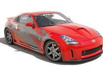 350Z Z33 Front Splitter For OEM Fascia Painted For 03-05 Nissan 350Z Stillen