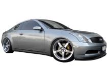 Infiniti G35 Coupe Splitter OEM Non-Sport Fascia Painted For 03-07 Infiniti G35 Coupe Stillen