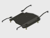 17-Present Ford Superduty Under Bed Spare Tire Location Compressor Mount SDHQ Offroad