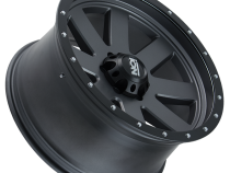 Cast Aluminum Wheels 134 GY 20x10 Black Beadlock Matte Gunmetal Gray 5 On 127 Bolt Pattern -19 Offset ION Wheels