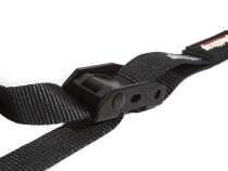 1 Inch x 10' Cam-Lock Tie Down with Snap S-Hooks and Soft-Tie 2 Pack Black SpeedStrap