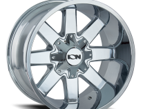 Cast Aluminum Wheels 141 CH 20x12 Chrome 6 On 135/6 On 139.7 Bolt Pattern -44 Offset ION Wheels