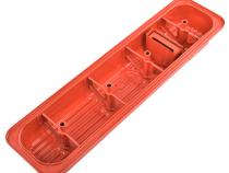 Chevrolet Valve Covers Ribbed Bowtie Design Chevy Orange Chevy Small Block V8 Engines 1987 to Pre LS Proform