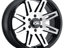 Cast Aluminum Wheels 142 BK 18x9 Machined Spokes Black 5 On 127 Bolt Pattern 0 Offset ION Wheels