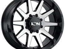 Cast Aluminum Wheels 143 GBM 18x9 Machined Face Gloss Black 5 On 139.7 Bolt Pattern 0 Offset ION Wheels