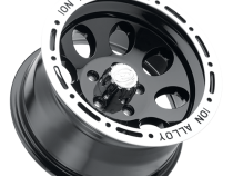 Cast Aluminum Wheels 174 18x9 Machined Lip Black 5 On 127 Bolt Pattern 0 Offset ION Wheels