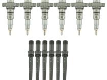 Dodge Remain Injector Pack For 2004.5-2007 5.9L Cummins Stock With Connecting Tubes Industrial Injection
