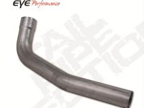 Exhaust Pipe 4 inch Second Section Single Exit System for 94-2007.5 24v Dodge Cummins Exhaust Tail Pipe Diamond Eye