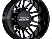 Dually Wheels Aftermath Black/Milled 22X8.25 10X225 Super Duty/Ram F-450 05-10 F-450 15-25 Ram 4500 08-25 DDC Wheels