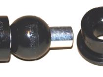 1982-2002 Camaro and Firebird Adjustable Turnbuckle Style Lower Control Arms 3 Piece Poly-Ball Bushings Black J&amp;amp;M Products