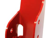 Mustang Lower Control Arm Relocation Brackets 05-14 Ford Mustang GT/GT500/V6 Black Powder Coat J&amp;amp;M Products