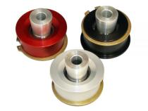 Mustang Front Control Arm Spherical Caster Bushing 15-18 Mustang Black J&amp;amp;M Products