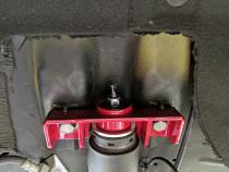 Mustang Rear Upper Shock Mount Adjustable Red Ohlins 15-19 Mustang J&amp;amp;M Products