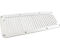 Jeep YJ Hood Vent 8 Holes 87-95 Wrangler TJ Polished Silver Kentrol